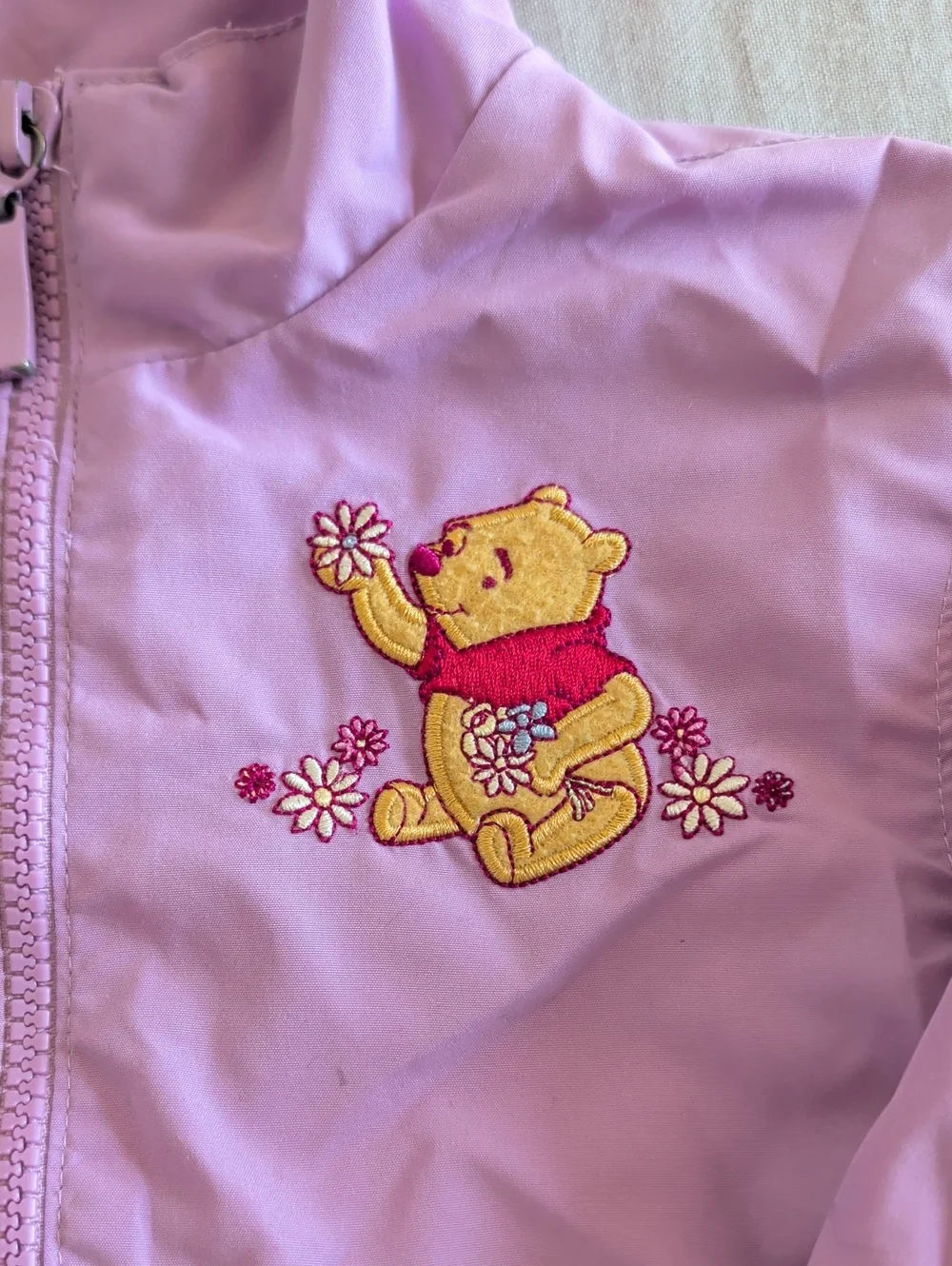 Vintage Winnie The Pooh And Piglet Purple Jacket Size 2T